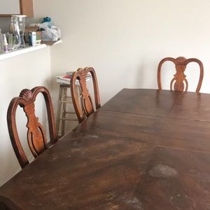 Tables with 6 chairs